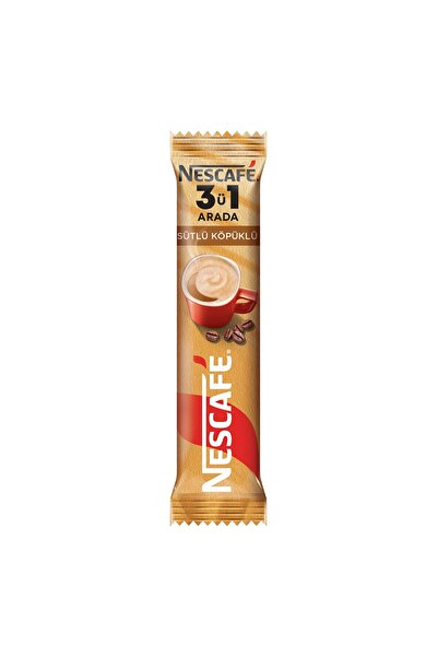 Nescafe 3'ü 1 Arada Sütlü Köpüklü Kahve 17.5gr 72'li Paket (Orijinal Kutu)