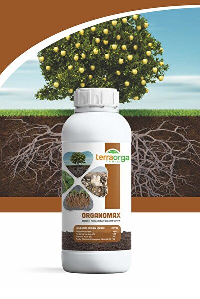 TerraOrga Organomax terra Trax Organik Carbon Azot Ve Potasyum Içerikli Sıvı Organik Gübre 1 Lt Lor1-2
