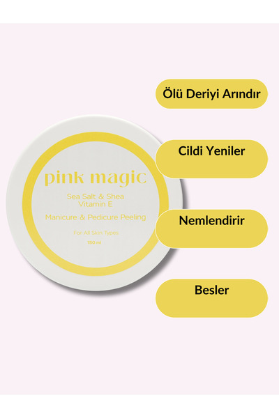 pink magic Yenileyici ve Nemlendirici Manikür & Pedikür Peeling