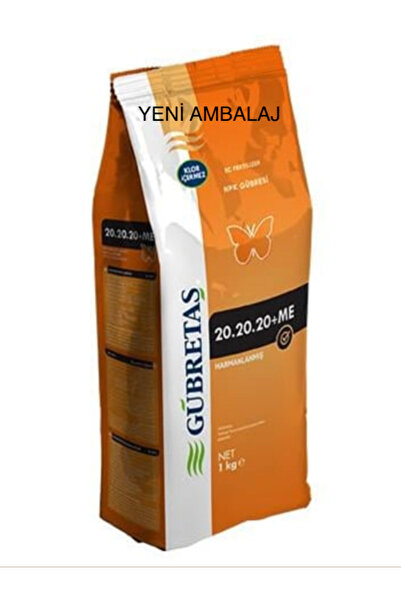 GÜBRETAŞ 20.20.20 - Toz Gübre (1 KG) Ürün Hologramlı Paket