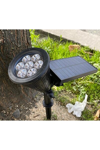 Cata 7 W Led Solar Bahçe Armatürü, Güneş Enerjili Bahçe Lambası (AMBER RENGİ ...