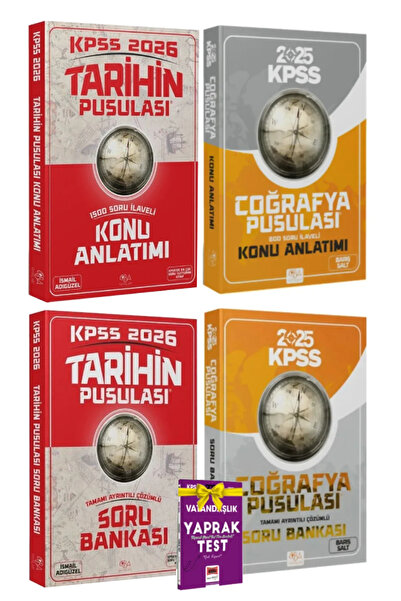 CBA Akademi 2026 CBA Akademi KPSS Tarihin Pusulası Konu+Coğrafyanın Pusulası ...
