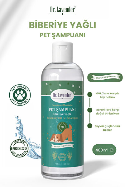 Dr.Lavender Biberiye Yağlı Köpek Şampuanı 400 ml | Tüy Dökülmesine Ve Pirelere Karşı