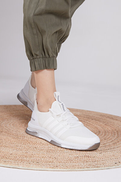 Tonny Black Unisex White Sports Shoes Tbqnt