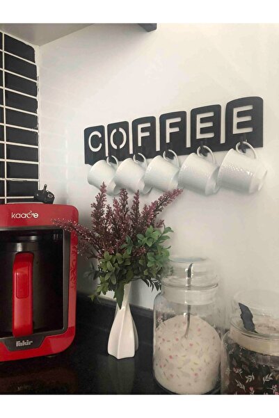 Numa Concept Decorative Coffee Written Kitchen Decoration Cup and Mug Hanger