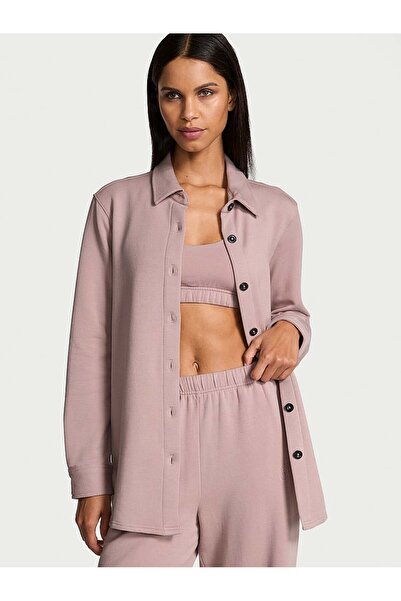 Victoria's Secret Kalın Pamuklu Polar Oversize Gömlek