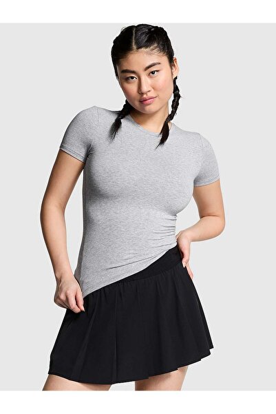 PINK Base Pamuklu Kısa Kollu Tişört