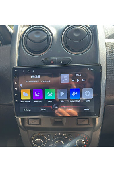 EXVOL DACİA DUSTER 2014-2017 ANDROİD MULTİMEDYA 2GB RAM/32GB CARPLAY 9İNC IPS EKRAN PARK KAMERASI HEDİYE