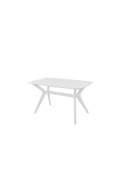 PLASMOB 80 x 140 Mutfak Masası(Sadece Masa) Beyaz MDF Salon ve Mutfak Masası Viktoria Model