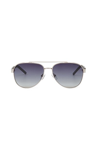Despada Ds 2284 C1 59 Men's Pilot Gray Metal Sunglasses