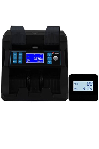 Mühlen ATOM 3 Profesyonel Karışık Para Sayma Makinesi Atom 3 / TL, Euro, Gbp (9360)