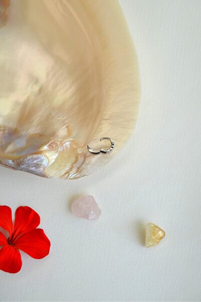 Sacce Scarves&Accessories Zirkon İncecik 5 mm Mini Halka Piercing Forward Helix Tragus Piercing Daith Helix