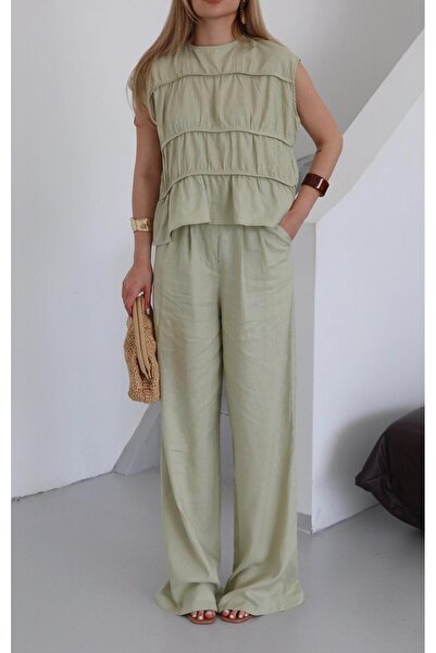 Laluvia Menta Milora blúz nadrág szett