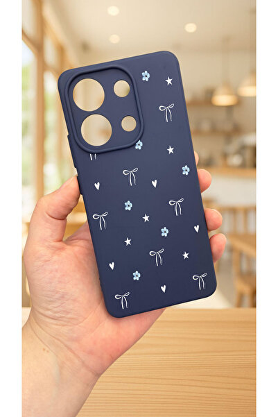 Vip Case Redmi Note 13 4G MİNİ FİYONK DESENLİ Uyumlu Silikon Darbe Emici Klasik Korumalı Rubber Kılıf