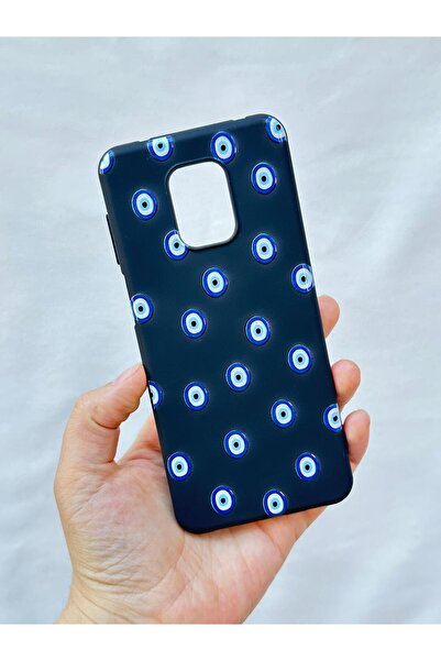 Vip Case Redmi Note 9Pro/9S Uyumlu NAZAR BONCUK DESENLİ Silikon Darbe Emici K...