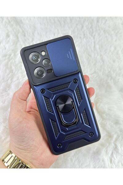 Vip Case Redmi Note 12 Pro 5g - Camera Protected Sliding Ring Stand Tank Case