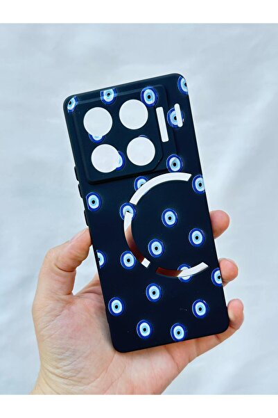 Vip Case İnfinix GT 20 Pro NAZAR BONCUK DESENLİ Silikon Darbe Emici Klasik Ko...