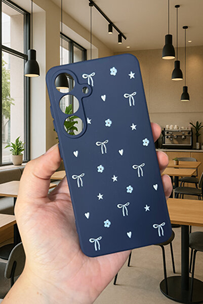 Vip Case Samsung Galaxy M34 - MİNİ FİYONK DESENLİ Silikon Darbe Emici Klasik ...