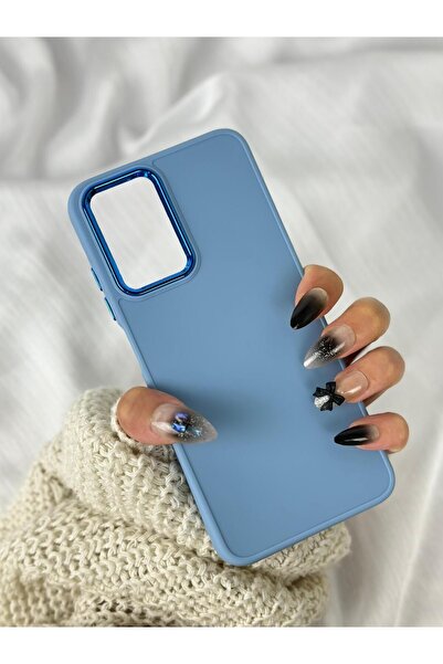 Vip Case Xiaomi Redmi 10 2022 Uyumlu Kılıf Parlak Metal Çerçeveli Pastel Renk...