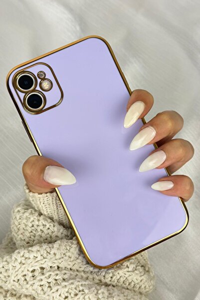 Vip Case iPhone 11 Soft Bark Case with Shiny Edge Gold Detail (12 Look)