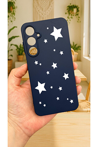 Vip Case Samsung Galaxy A35 -MİNİ YILDIZ DESENLİ Silikon Darbe Emici Klasik K...