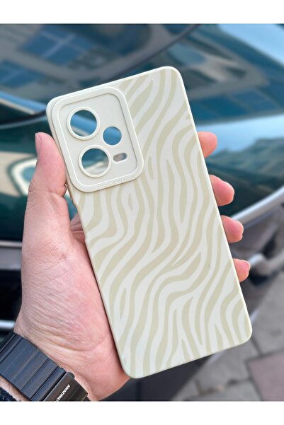 Vip Case Xiaomi Redmi Note 12 Pro 5g - Zebra Desenli Lansman Kamera Korumalı Yumuşak Silikon Zebra Kılıf277