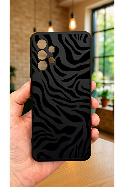 Vip Case Samsung Galaxy A32 -ZEBRA DESENLİ Silikon Darbe Emici Klasik Korumalı Rubber Kılıf277