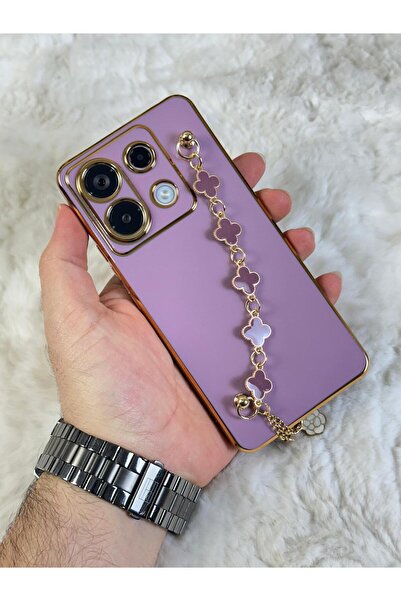 Vip Case Xiaomi Redmi Note 13 Pro 4G - El Tutamaçlı Kir Tutmaz Silinebilir Parlak Kamera Korumalı Silikon