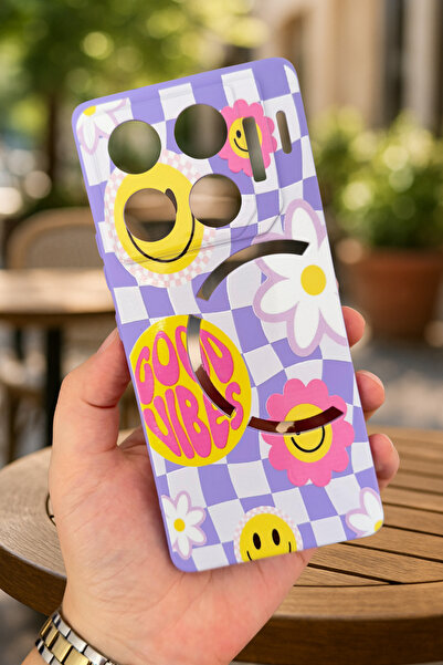 Vip Case İnfinix GT 20 Pro - GOOD VİBES Silikon Darbe Emici Klasik Korumalı R...