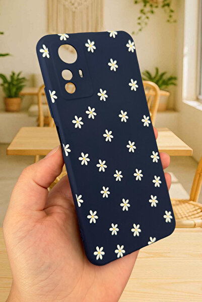 Vip Case Redmi Note 12S - MİNİ PAPATYA DESENLİ Silikon Darbe Emici Klasik Korumalı Rubber Kılıf277
