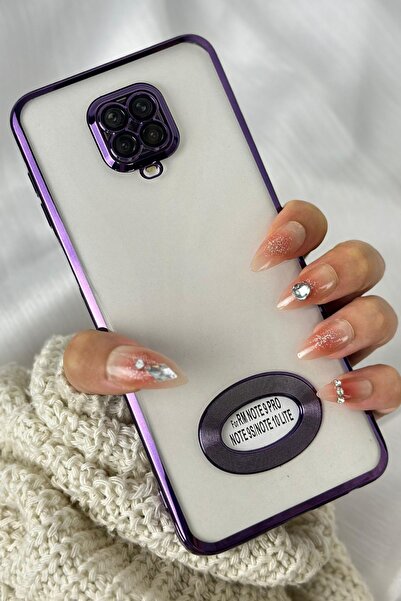 Vip Case Xiaomi Redmi Note 9 Pro Ve Note 9s Uyumlu Logo Detaylı Kenarları Renkli Kamera Korumalı Luxury Omega