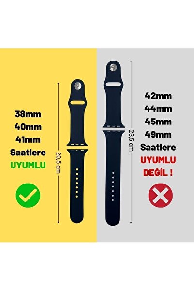 Vip Case 5 Al-4 Öde | 38mm-40mm-41mm 1 2 3 4 5 6 7 8 9 10 Serileri Ile Uyumlu Apple Watch Kordon