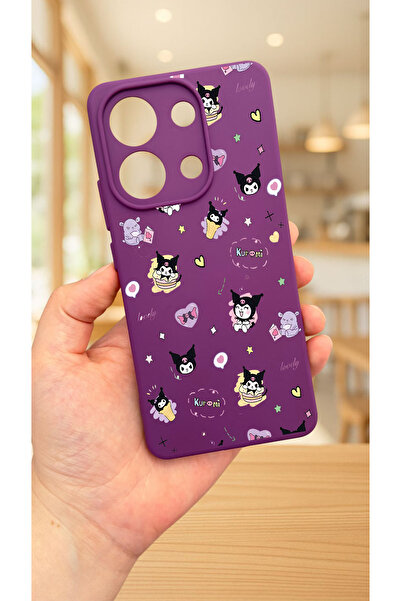 Vip Case Xiaomi Redmi Note 13 4G Uyumlu KURUMI DESENLİ Silikon Darbe Emici Kl...