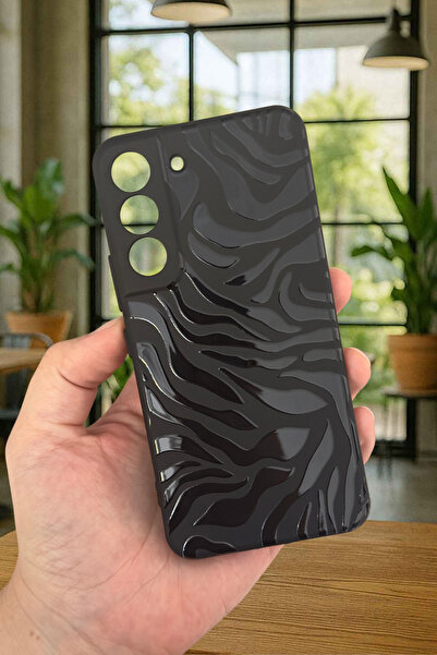 Vip Case Samsung Galaxy S21 Fe - ZEBRA DESENLİ Silikon Darbe Emici Klasik Kor...