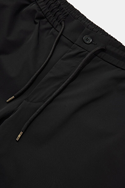 W Collection SİYAH BORU PAÇA SPOR PANTOLON