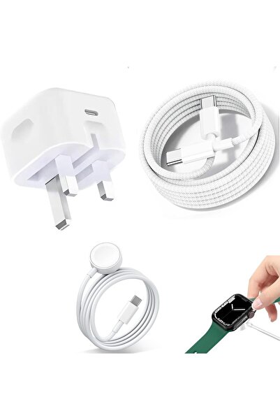 LIVVY محول طاقة سريع من النوع C ممتاز بقوة 35 وات مع كابل من النوع C ومجموعة ...