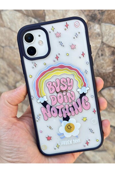 Vip Case Iphone 11 'busy' Magsafe Wireless Şarj Özellikli Silikon Kamera Çıkıntılı Busy Rema Kılıf 277