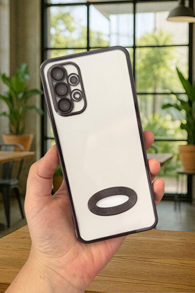 Vip Case Samsung Galaxy A13 Kılıf Logo Detaylı Kenarları Renkli Kamera Korumalı Luxury Omega Kılıf