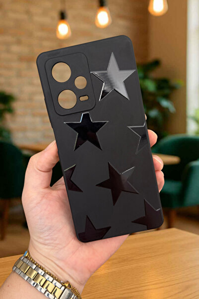 Vip Case Redmi Note 12 Pro 5G - STAR Silikon Darbe Emici Klasik Korumalı Rubber Kılıf