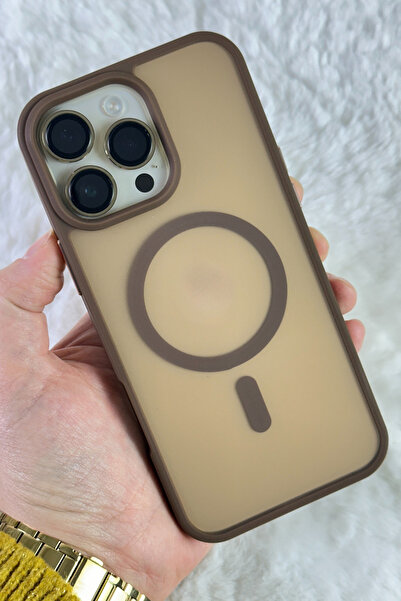 Vip Case iPhone 16 Pro-Yükseltilmiş Kamera Korumalı Buzlu Sararmaz Kablosuz M...