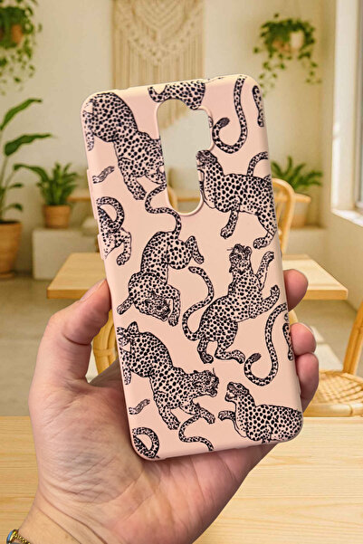 Vip Case Xiaomi Redmi Note 8 Pro- LEOPAR DESENLİ Silikon Darbe Emici Klasik K...
