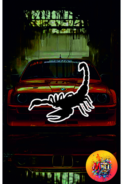 sticker ملصق زجاجي للسيارة والدراجة النارية من Akrep Yazici Jdm - ملصق هولوجرام