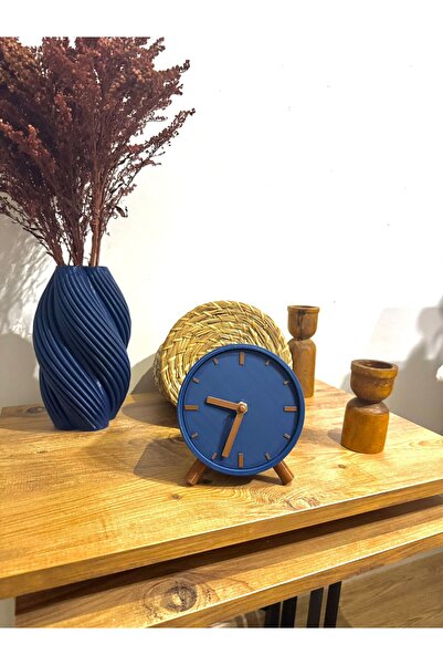 Kant Store Modern Dekoratif Masa Saati – Sessiz Mekanizma, Minimalist Tasarım, Şık Ahşap Detaylı