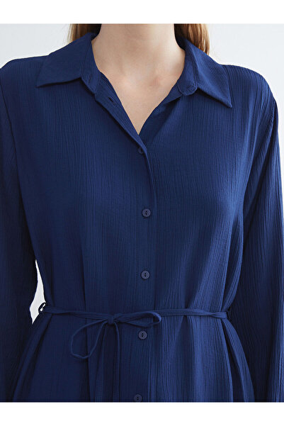 LC Waikiki Yeni Sezon Dokulu Oversize Kadın Gömlek Tunik