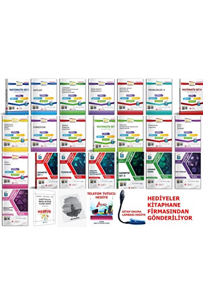 Sonuç Yayınları 2025-2026 Müfredat TYT-AYT Matematik-Geometri Set(Kolaydan Zo...