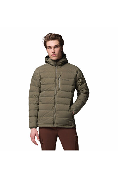 Columbia Drift Peak Stretch Kapüşonlu Erkek Kaz Tüyü Mont