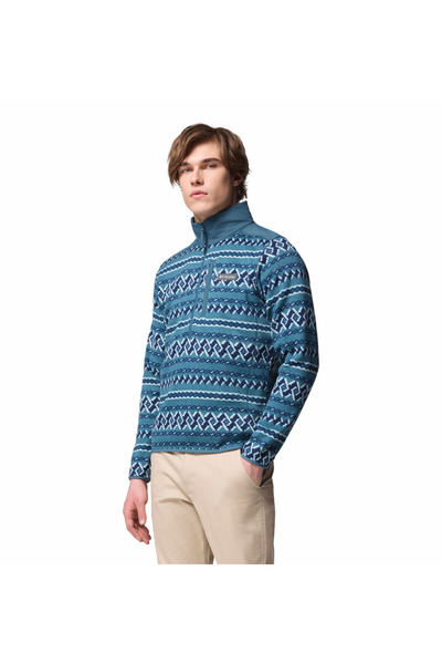 Columbia Sweater Weather Printed Yarım Fermuarlı II Erkek Polar Üst