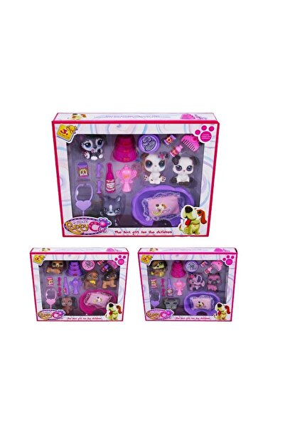 swilex CL2105 5 Li Köpek Miniş Oyuncak Evcilik Seti