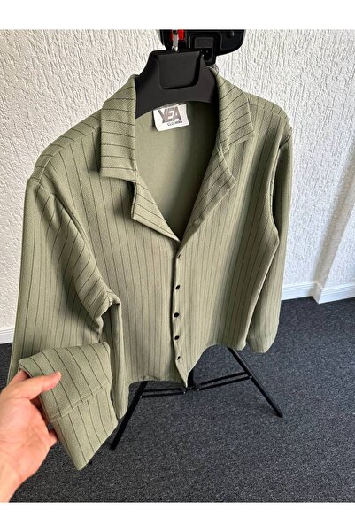 tetramoda Crepe Fabric Regular Fit Long Sleeve Men's Shirt