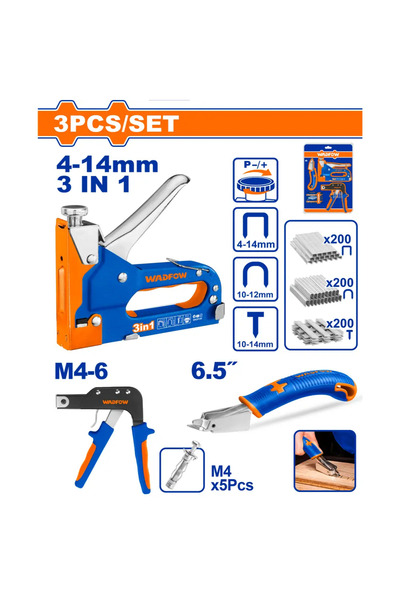 WADFOW طقم دباسة يدوية (3 قطع) — WGU2403